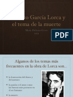 Federico García Lorca y El Tema de La Muerte