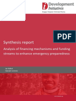 Analysis of Financing Mechanisms and Funding Streams To Enhance Emergency Preparedness: Synthesis Report