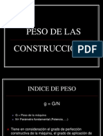 Peso y Volumen de Las Construcciones