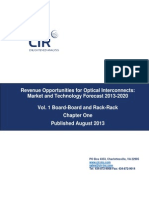 Chapter From CIR Report, From REVENUE OPPORTUNITIES FOR OPTICAL INTERCONNECTS: MARKET AND TECHNOLOGY FORECAST - 2013-2020-VOL. I