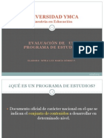 EVALUACIÓNPROGRAMAS