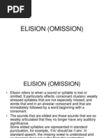 Elision (Omission)