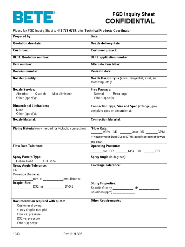 FGD Inquiry Sheet Submission Guide | PDF | Business | Technology ...