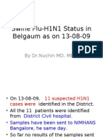 Swine Flu-H1N1 Status in Belgaum As On 13-08-09-Nuchin