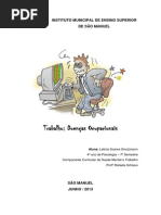 Trabalho Doenças Ocupacionais