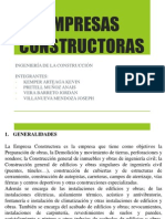 Empresas Constructoras