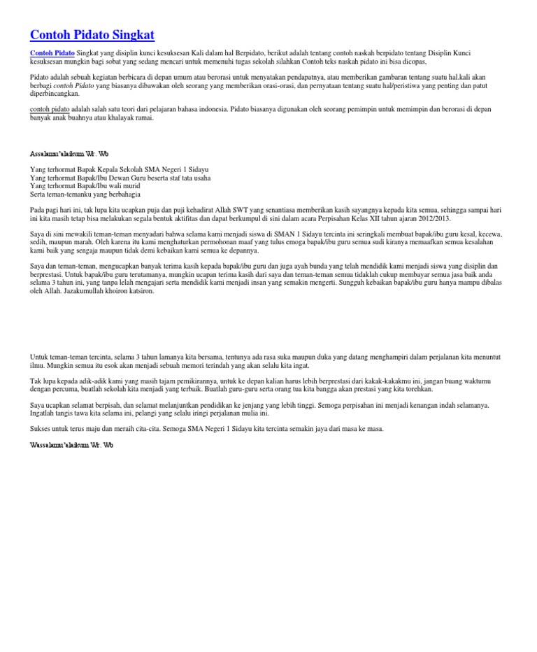 Kumpulan Teks Pidato Tentang Teman Kumpulan Referensi Teks Pidato