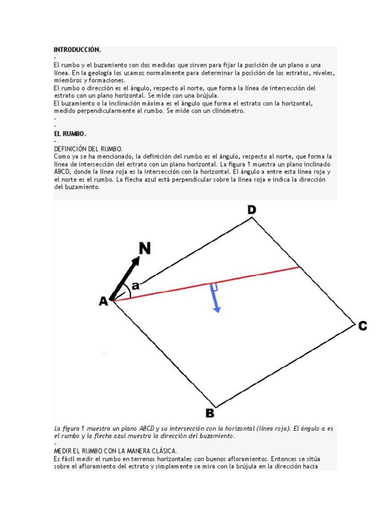 Rumbo | PDF | Estrato | Brújula