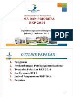 Tema Dan Prioritas Rkp 2014 - Bappenas