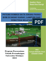 Potensi Sumber Daya Panas Bumi Di Danau Ranau Lampung Dan Sumatera Selatan