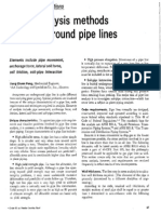 Stress Analysis Methods for Underground Pipe Lines Part 1 - Basic Calculations