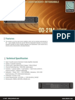 5 Channel Amplifier Switch: Features