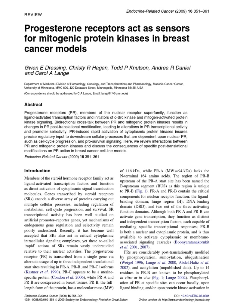 351 Full | PDF | Mitogen Activated Protein Kinase | Cell Signaling