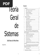 João Bosco da Mota Alves. Teoria Geral dos Sistemas