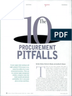 10 Procurement Pitfalls