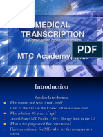 Medical Transcription