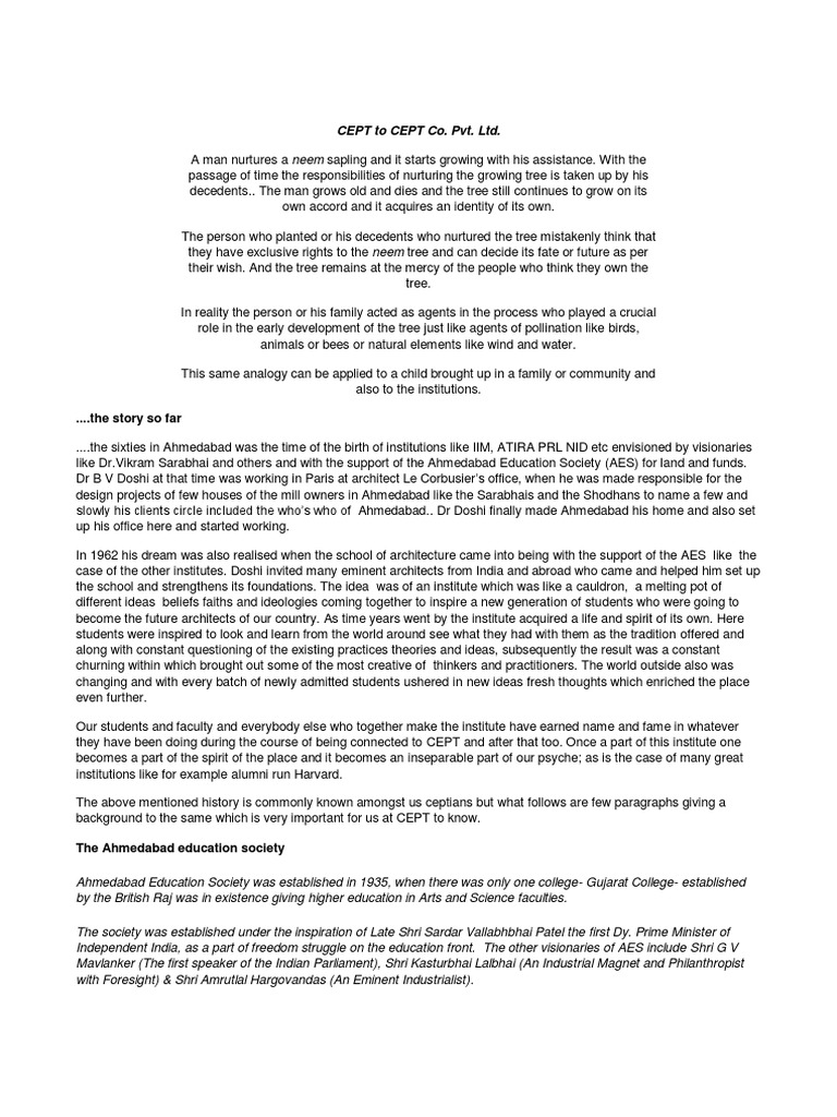 Cept To Cept Company PVT LTD | PDF | Academia | Business
