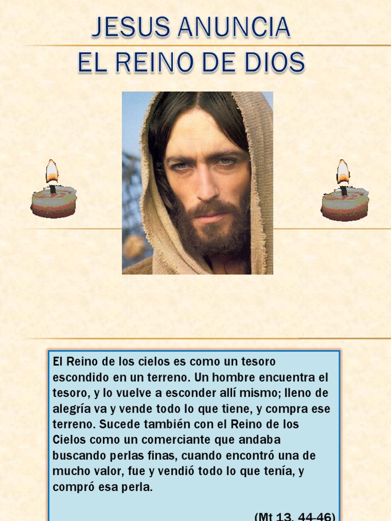 Anuncio del Reino de Dios para Niños | PDF | Reinado y reino de dios ...