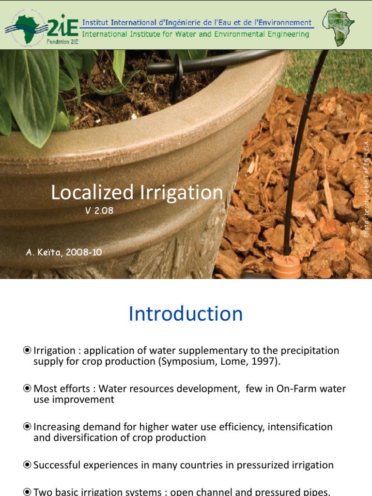 Localized Irrigation v2.08 Irrigation Horticulture And Gardening