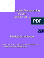 Object Oriented Programming (OOP) - CS304 Power Point Slides Lecture 05