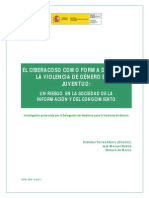 El Ciberacoso Como Forma de Ejercer La Violencia de Género en La Juventud: Un Riesgo en La Sociedad de La Información y Del Conocimiento