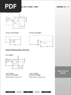 Dorma Glass Cut Out Details 02 02 2012 Door Components