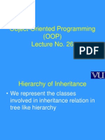 Object Oriented Programming (OOP) - CS304 Power Point Slides Lecture 26