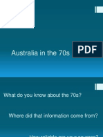Australia in The 70s