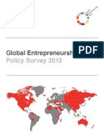 Global Entrepreneurship Week Policy Survey 2013