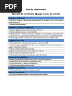 Plan de Mentenanta 3luni