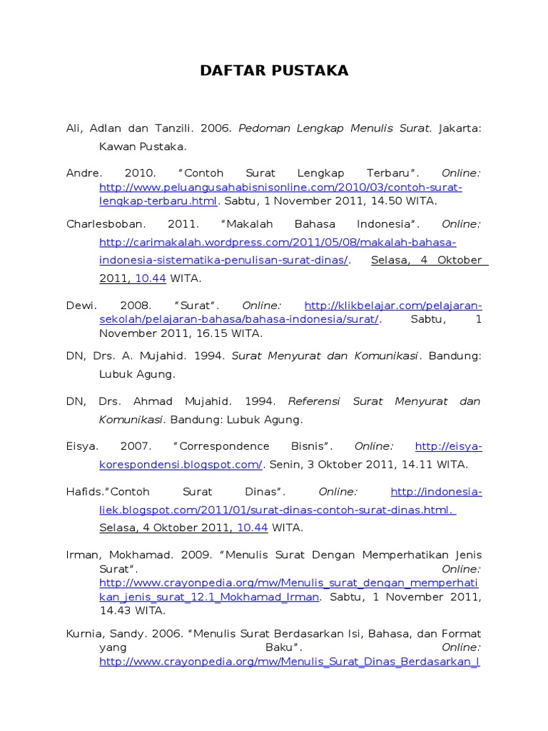 Daftar Pustaka
