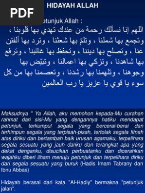 Kuliah Subuh Mencari Hidayah Allah Pdf