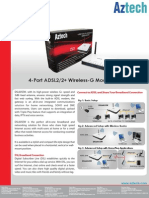 Aztech DSL605EW Datasheet