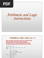 Arithmetic and Logic Instructions