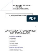 Levant. Topog. por Triangulación