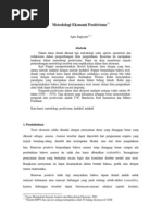 Download Metodologi Ekonomi Positivisme by Agus Sugiyono SN18571691 doc pdf