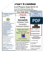 The Rotary Roundup: Rotary Club of Phoenix East 2013-14