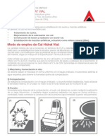 CA Cal Hidrat Vial Modo de Empleo