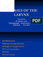 Diseases of The Larynx