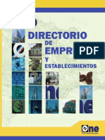Directorio de Establecimientos Economicos 2010p