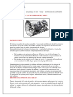 Desmontaje y Montaje de Una Caja de Cambios Mecanica