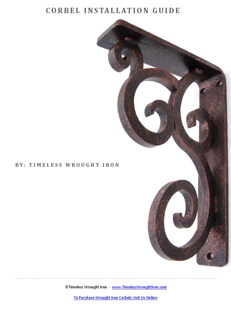 How to install and use Corbels in your home Screw Drill