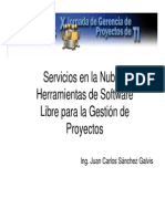 Servicios en La Nube y Herramientas de Software Libre Para La Gestion de Proyectos