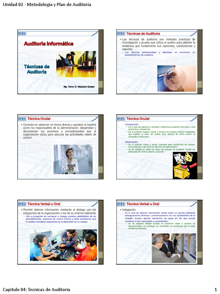 Tecnicas de Auditoria | PDF | Auditoría | Contralor