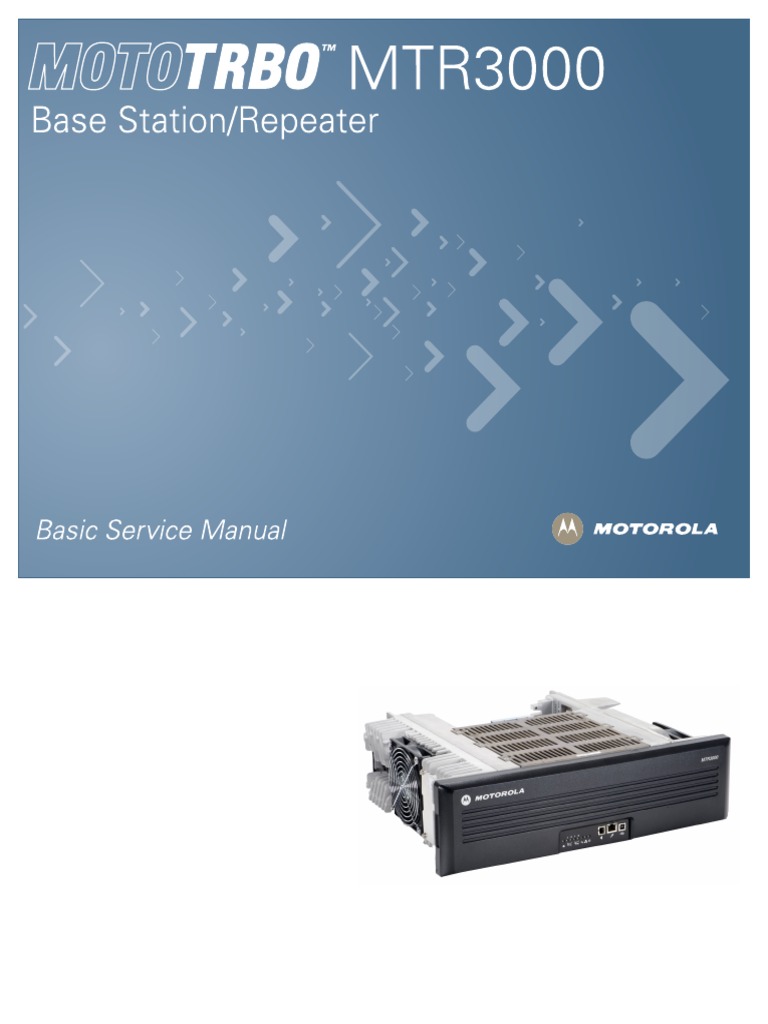 MTR3000 Basic Service Manual 68007024096 D | PDF | Electronic Circuits ...