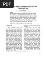 Download PENGGUNAAN ENERGI DI SEKTOR  TRANSPORTASI by Agus Sugiyono SN18575163 doc pdf