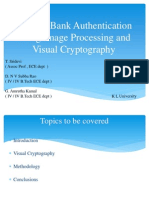 Secured Bank Authentication Using Image Processing and Visual Cryptography