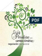 Guía para comunicadores sobre el cambio climático