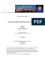 Uncovering The Risk-Return Relation in The Stock Market: Working Paper Series