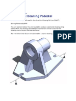 Solidworks Tutorial Exercise 6: Bearing Pedestal Section Drawing